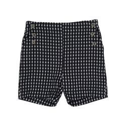 black tailored shorts