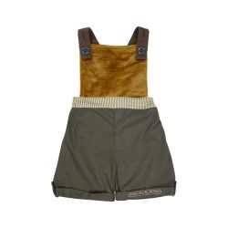 brown cord overalls