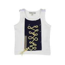 navy pirate top