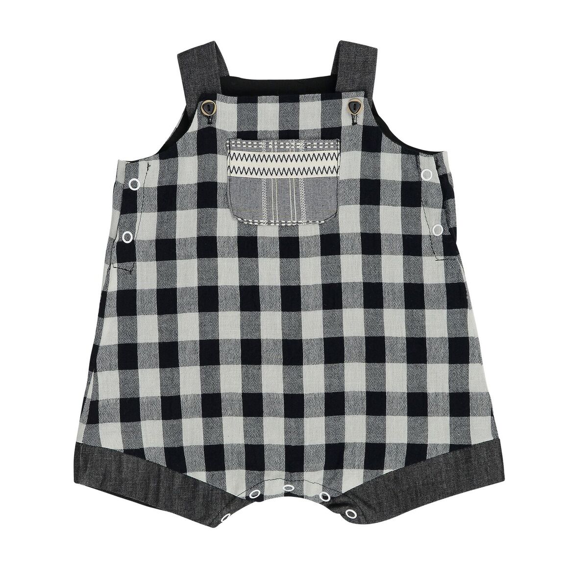 BLACK CHECK OVERALLS Arthur Ave