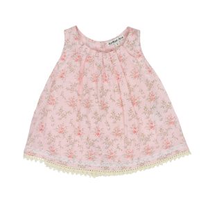 Pretty In Pink Pleat Top