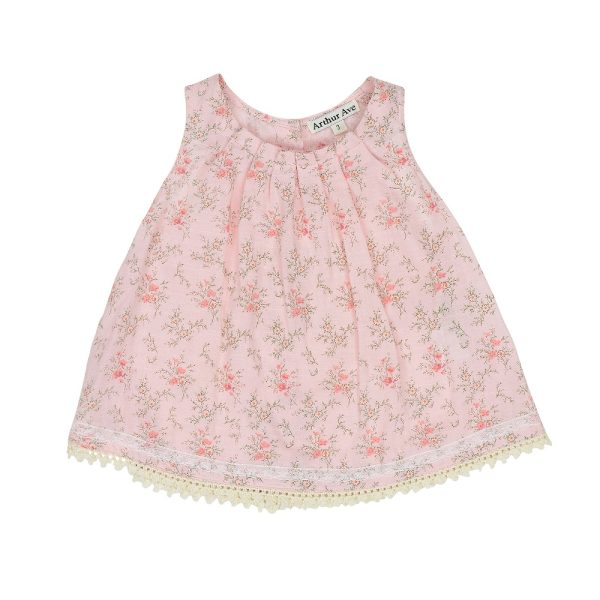 Pretty In Pink Pleat Top