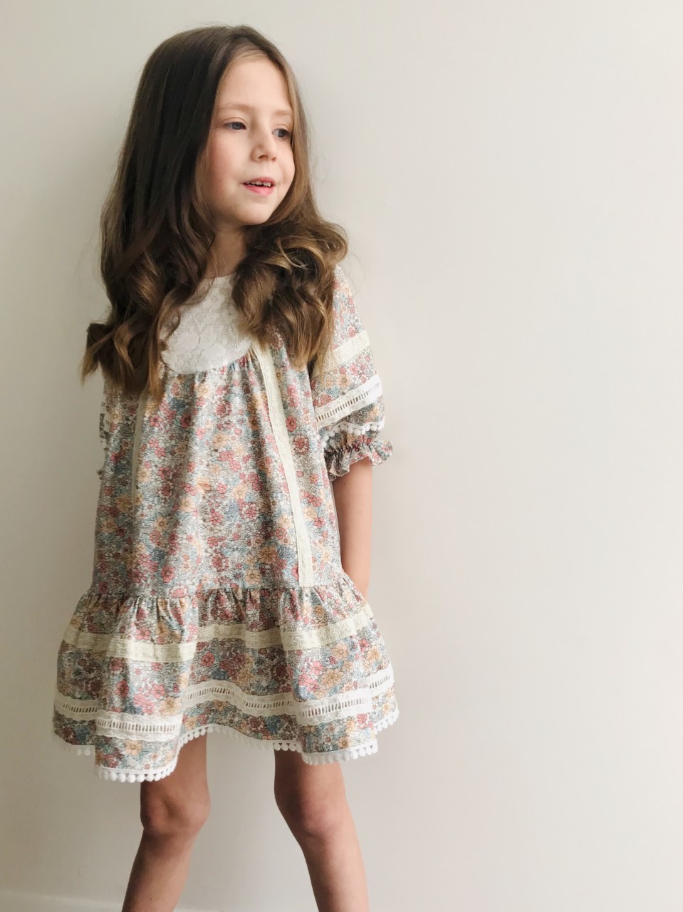 vintage peasant dress