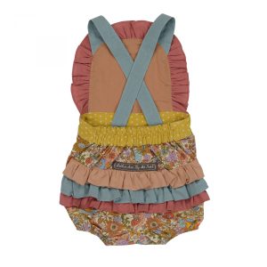 Sunset Overalls Flower Overalls Back