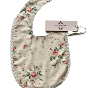 Chantilly Cream Dried Rose Bib