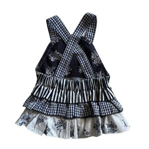 Navy & rose overalls