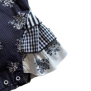 Navy & rose overalls