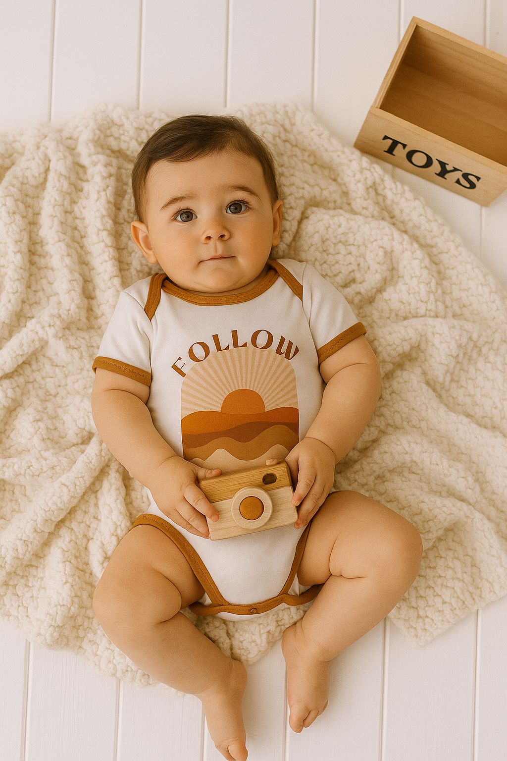 Follow the sun onesie