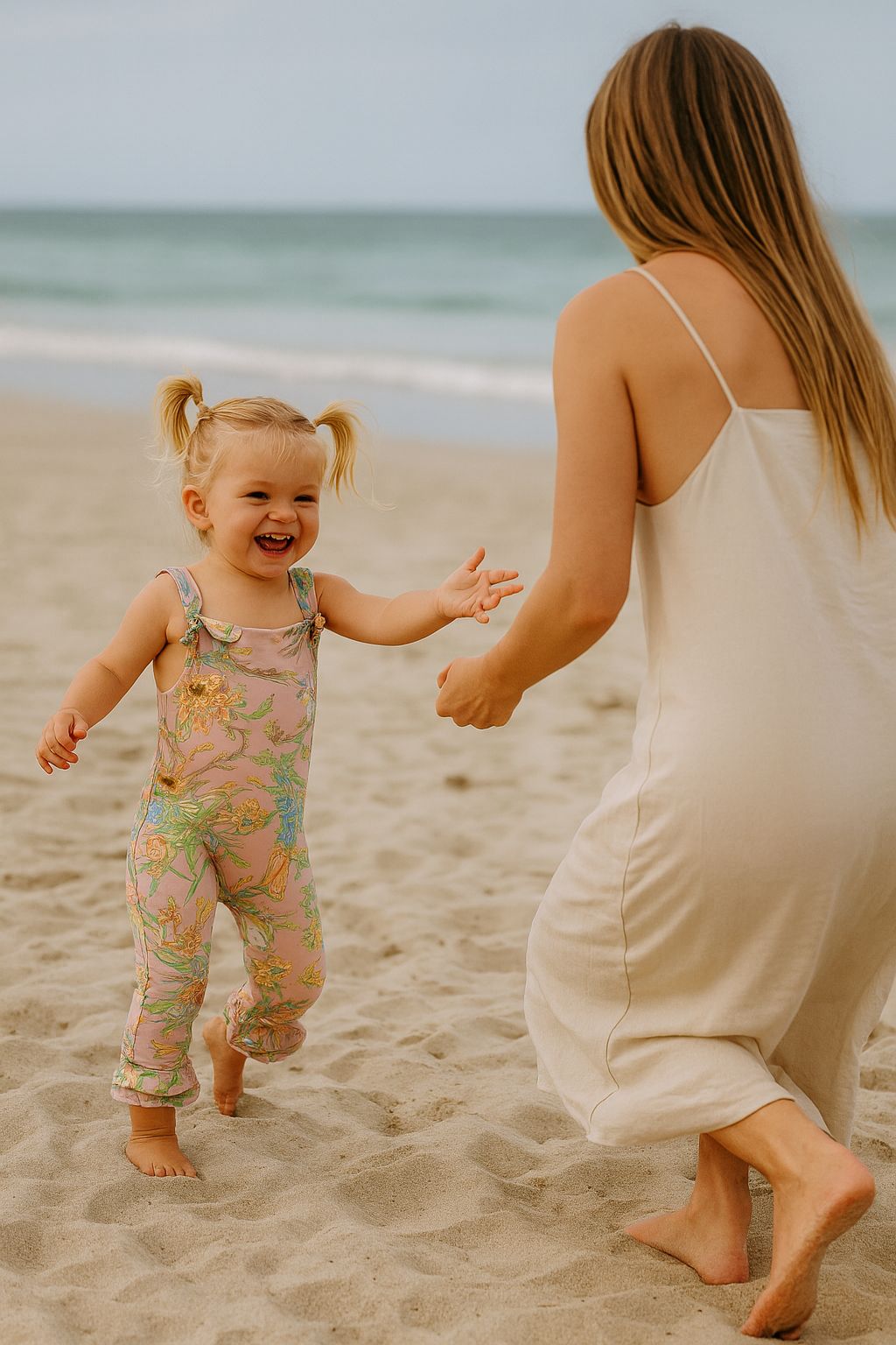 Pink Wild Flower Overalls - Image 2