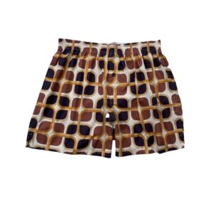 Vintage geometric print boxers