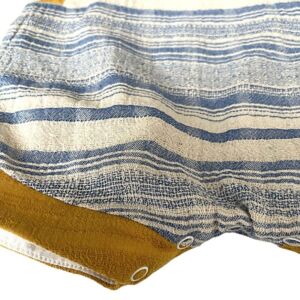 Arthur Ave Blue stripe overalls, sailor dungarees