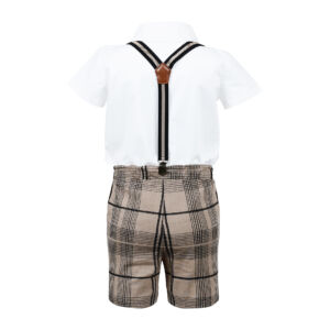 Brown Gentleman Suit Back