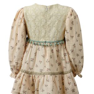 Butter Cream Dress Back