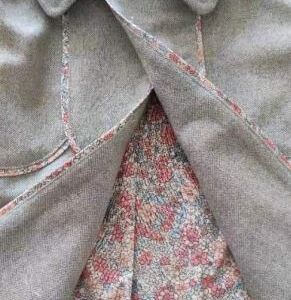 Vine Rose Flower Coat Inside