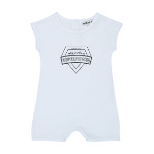 Byron Bay B & W Super Power Onesie