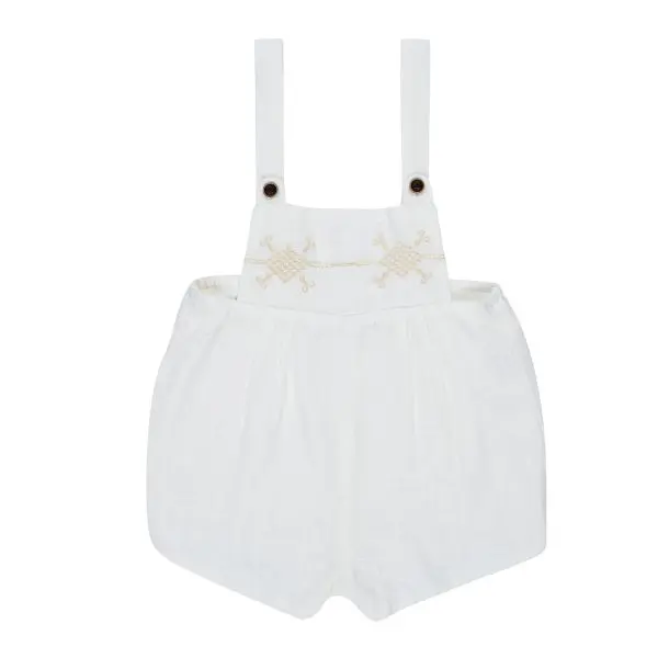 Neutral Love Linen Overalls