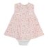 Peach Rose Bow Playsuit - 9mt