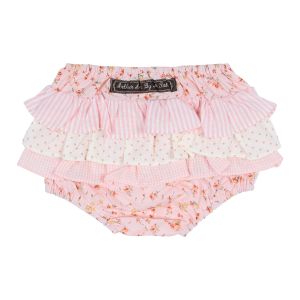 Peach Rose & Butter Cream Frilly Bottoms