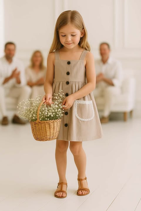 "Neutral Love" Pocket Dress - Image 5