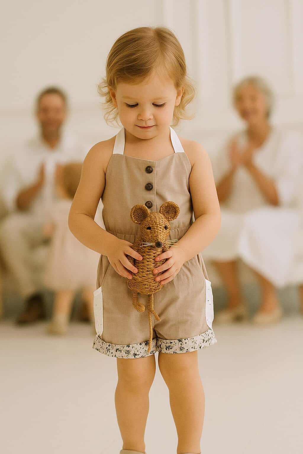 "Neutral Love" Short Playsuit - Image 3