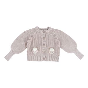 Beige Sheep Cardigan