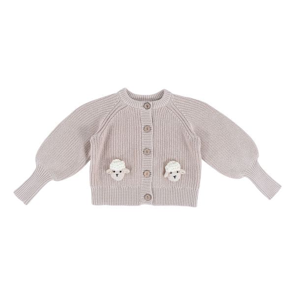 Beige Sheep Cardigan