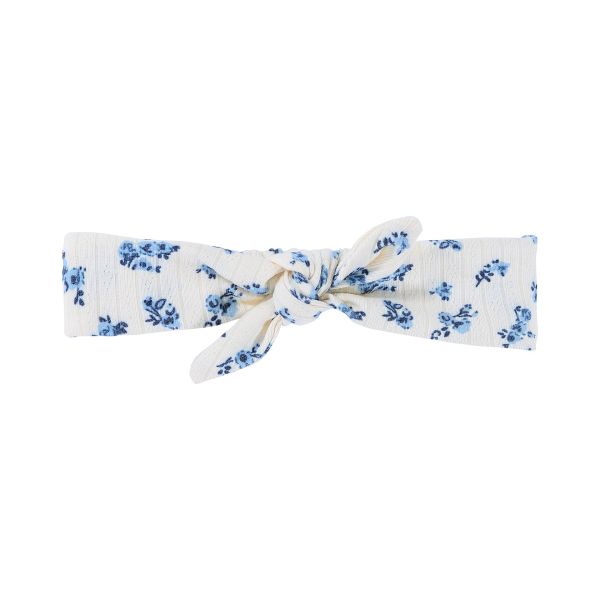 Classic Navy Rose Headband