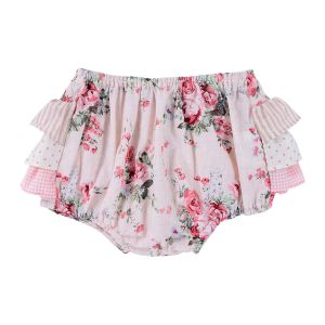 Rose Frilly Bottoms