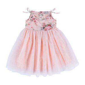 Rose long ballerina dress