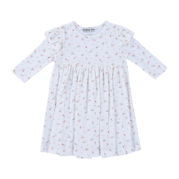 Soft Cotton Dress - Rose Bud