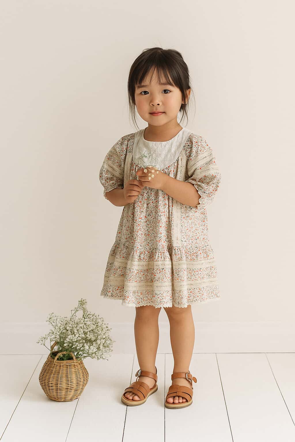 Rose Peasant Dress - Image 2