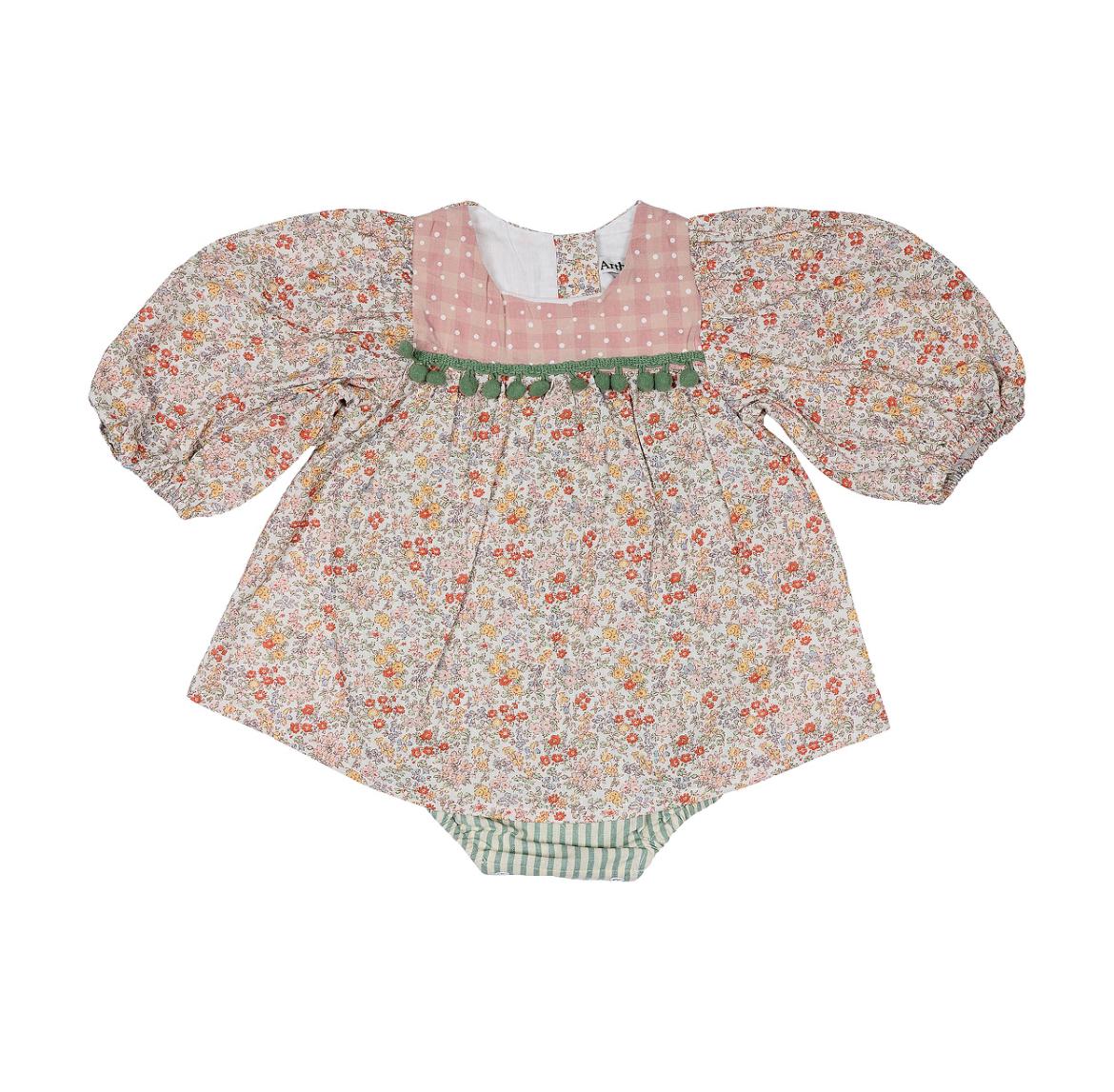 Winter Bloom Full Arm Playsuit