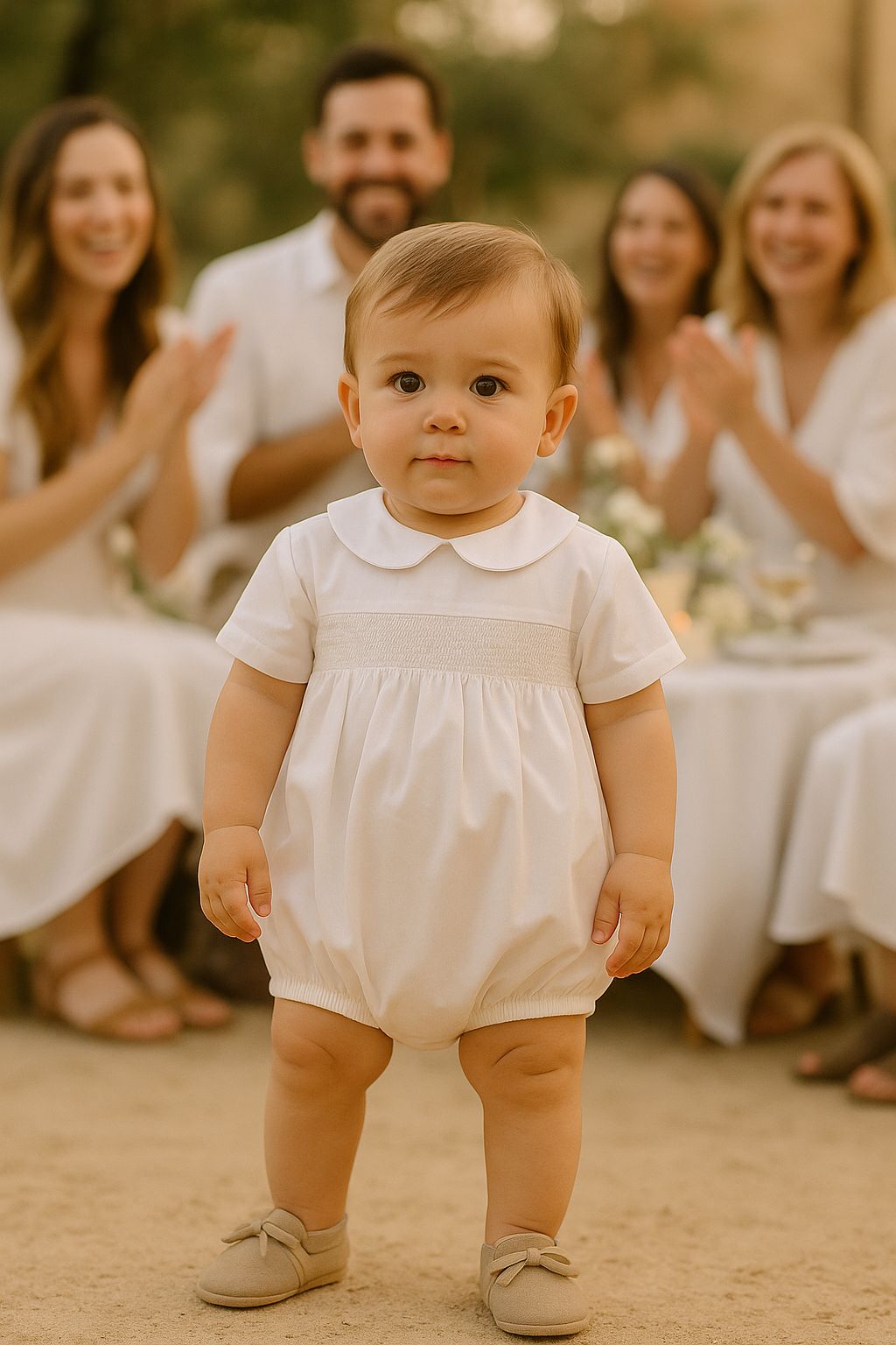Dusty Rose Lemon Peter Pan Playsuit - Image 3